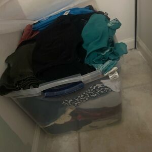 Slightly used clothes different sizes, all woman about 60 pieces multiple sizes